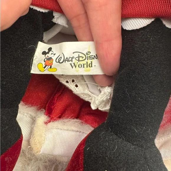 Walt Disney World Minnie Mouse Mrs. Clause Plush Gingerbread Christmas Toy GUC - Picture 9 of 15